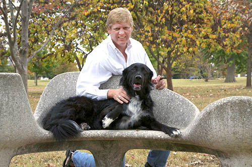 picture of Bennie and Molly at the Park